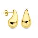 Vergulde oorhangers druppel 