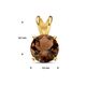 Gouden hanger rookkwarts