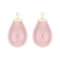 Heide Heinzendorff roze aanhangers transparant E5