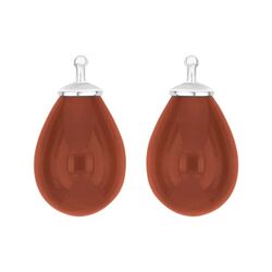 Heide Heinzendorff druppel aanhangers zilver kaneel