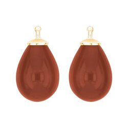 Heide Heinzendorff druppel aanhangers zilver kaneel