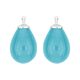 Heide Heinzendorff licht blauwe druppelaanhangers E5