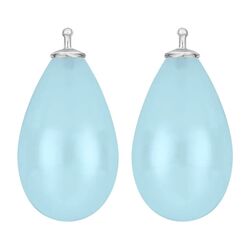 Heide Heinzendorff blauwe aanhangers E43 zilver stokje