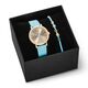 Coeur de Lion Gift set 7652-53-0710 Watch round Pastel Lovers Blue & Joyful Colors armband Turquoise Multicolor