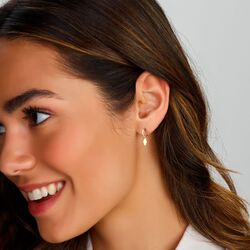 Geelgouden oorringetjes handje van fatima