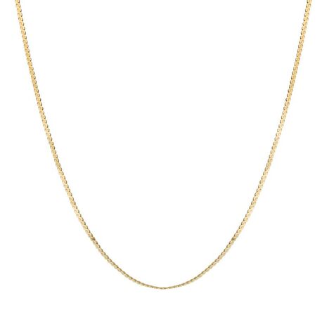 Elements Gold 9 karaat collier snake 50 cm