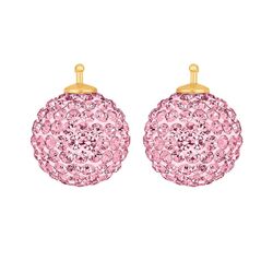 Heide Heinzendorff licht roze aanhangers bolletje E16