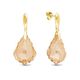 Spark verguld zilver Chandelier oorbellen Golden Shadow