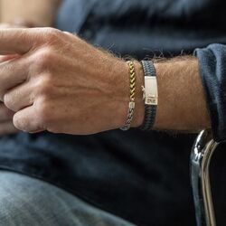 SILK Breeze armband bicolor 746SBR unisex