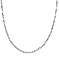 Zilver tenniscollier 2,5 mm zirkonia 40-44 cm