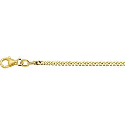 9k gouden gourmet collier 2,1 mm verschillende lengtes