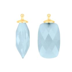 Heide Heinzendorff rechthoekige aanhangers babyblauw E54