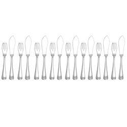 8 zilveren viscouverts Haags lofje, van Kempen anno 1979