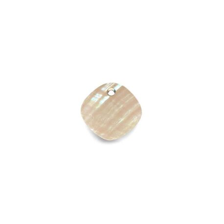 MY iMenso Carezza Quadrati single stone Silver Abalone 12 mm
