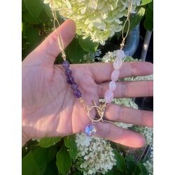 Spark verguld zilveren ketting Sassolino