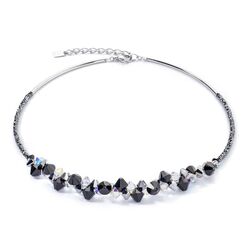 COEUR DE LION collier 4640-10-1318 Dancing Crystals Update necklace silver-black