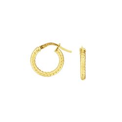 ZilGold oorringen gedraaid 2,2 mm 14-19-24-29mm