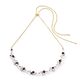 COEUR DE LION collier 1124-10-1318 Necklace Dancing Crystals & Pearls silver-black