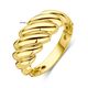 Gouden ring gedraaid 8,5mm