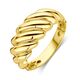 Gouden ring gedraaid 8,5mm