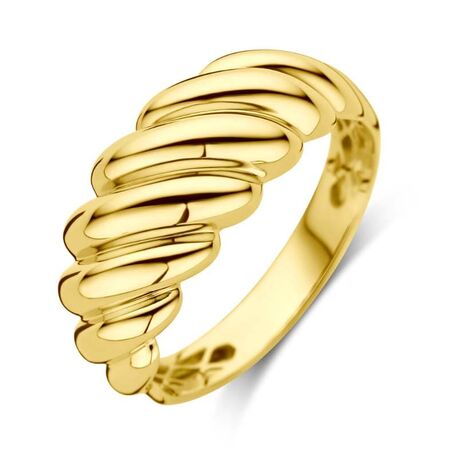 Gouden ring gedraaid 8,5mm
