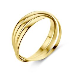 Geelgouden ring trinity