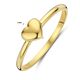 Gouden ring met een hartje