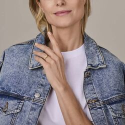 Gouden ring met een hartje