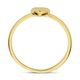 Gouden ring met een hartje
