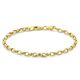 Gouden anker armabnd 3,1mm 18,5 cm lang