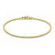 Geelgouden armband bolle venetiaanse schakel 18 cm