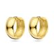 Geelgouden klapoorringen 5,5 mm breed