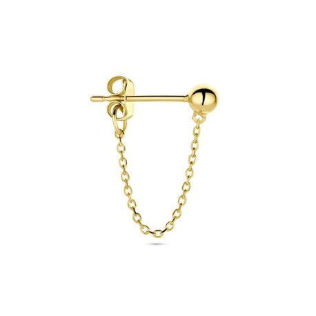Gouden oorknop bolletje