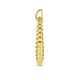 Gouden hanger ribbels