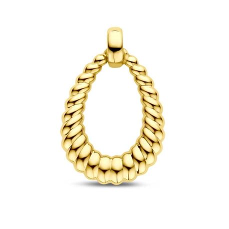 Gouden hanger ribbels