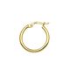 Geelgouden oorring diameter 19 mm