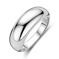 Zilveren ring glad 7,5 mm