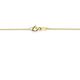 Geelgouden collier met druppelhanger 45 cm