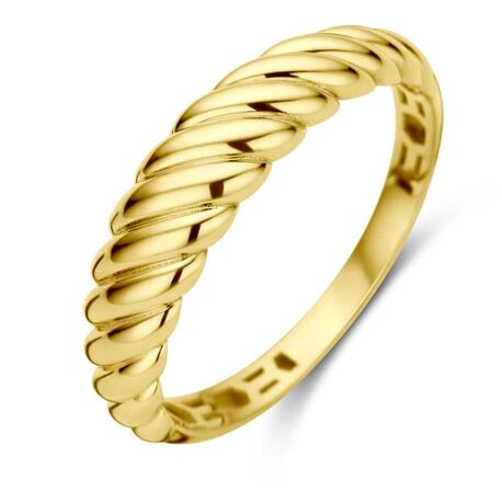 Gouden ring gedraaid 5 mm