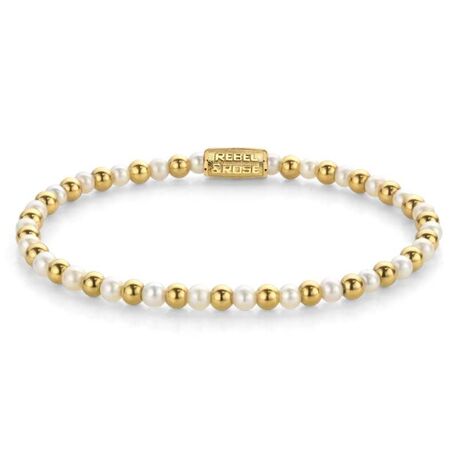 Rebel & Rose armband Mix Pearl 4 mm
