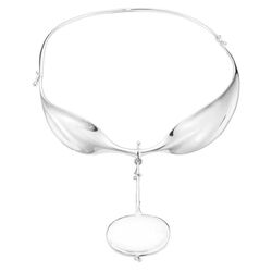 Georg Jensen luxe collier Vivianna Torun met bergkristal