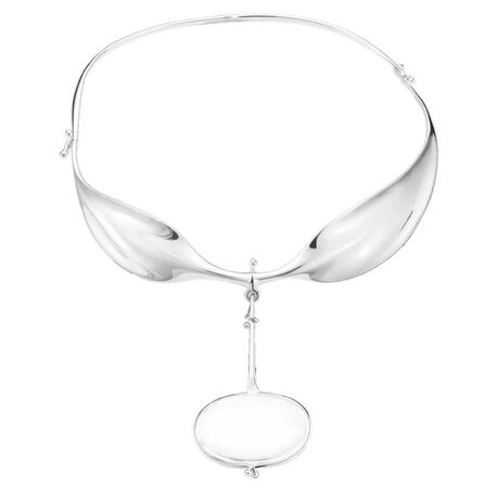 Georg Jensen luxe collier Vivianna Torun met bergkristal