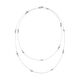 Georg Jensen collier Moonlight Grapis Sautoir 120 cm lang