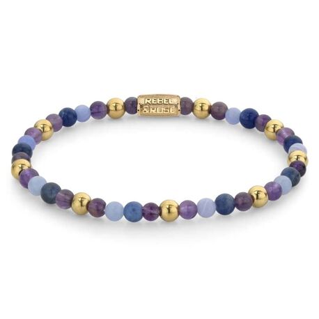 Rebel & Rose rekarmband Are Violets Blue? 4 mm