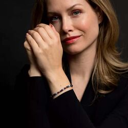 Rebel & Rose rekarmband Are Violets Blue? 4 mm