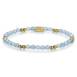 Rebel & Rose armband Blue Sky 4 mm