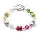 COEUR DE LION armband 4023-30-0305 GeoCUBE Iconic red green