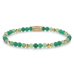 Rebel & Rose armband Green Morning Vibes 4 mm