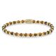 Rebel & Rose rekarmband Mix Glass Rocks Tiger Gold 4 mm