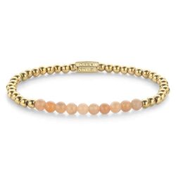 Rebel & Rose armband Sunstone meets Yellow Gold 4 mm